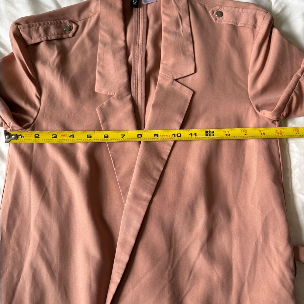 H&M | DIVIDED Modal-blend trenchcoat - Pink Beige - Picture 9 of 15